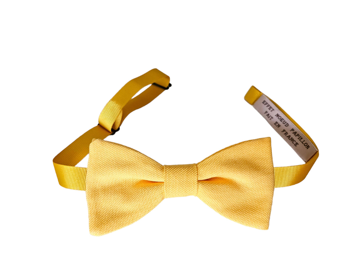 Noeud papillon jaune orangé - Effet Noeud Pap