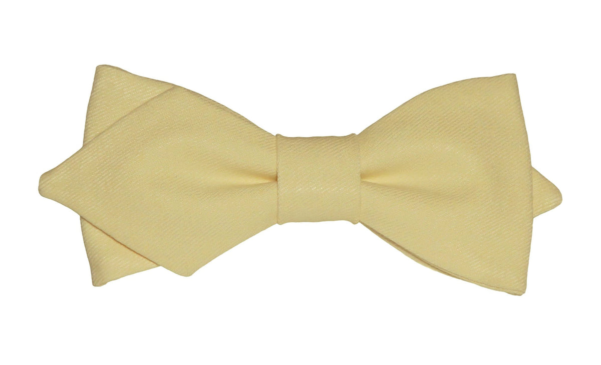 Noeud papillon jaune pastel - Effet Noeud Pap