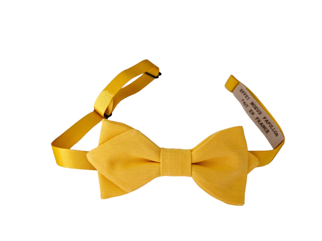 Noeud papillon jaune soleil - Effet Noeud Pap