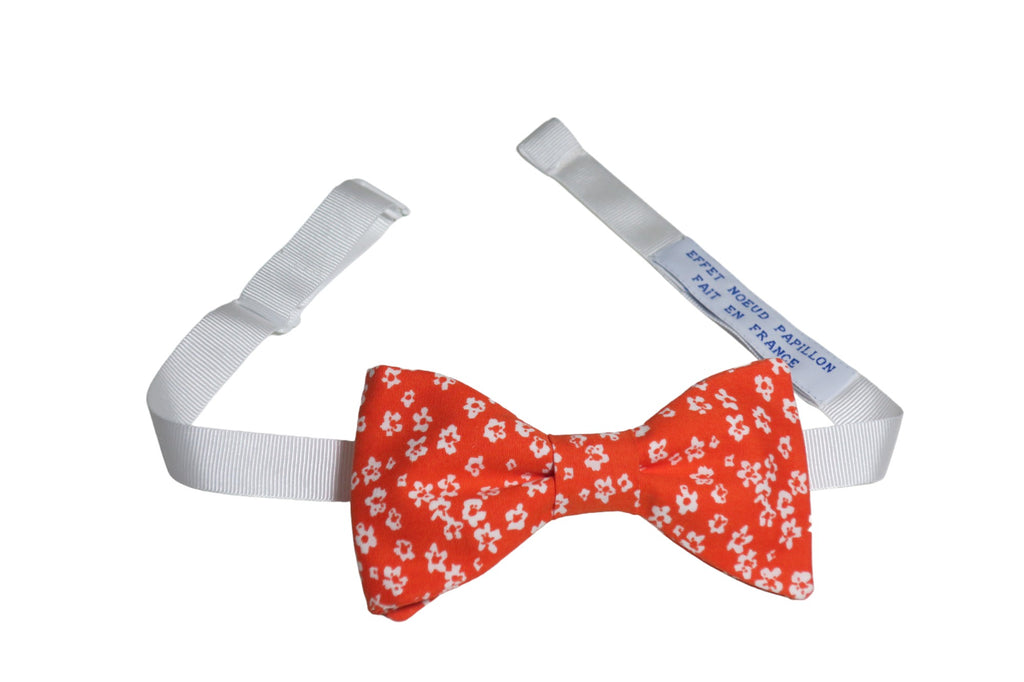 Noeud papillon Liberty orange potimarron