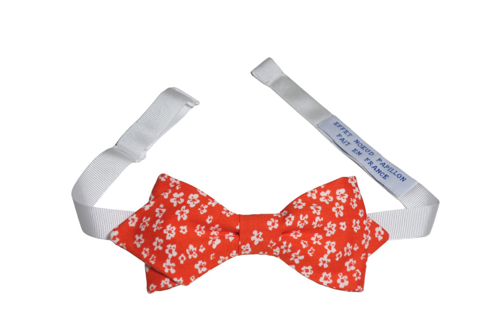 Noeud papillon Liberty orange potimarron