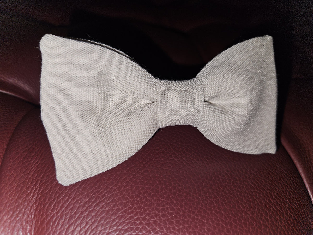 Noeud papillon lin naturel - Effet Noeud Pap