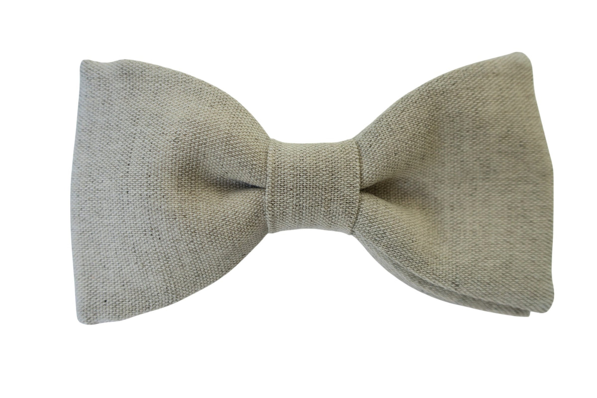 Noeud papillon lin naturel - Effet Noeud Pap