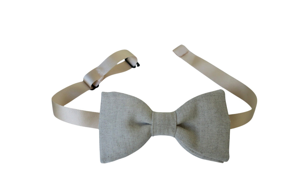 Noeud papillon lin naturel - Effet Noeud Pap