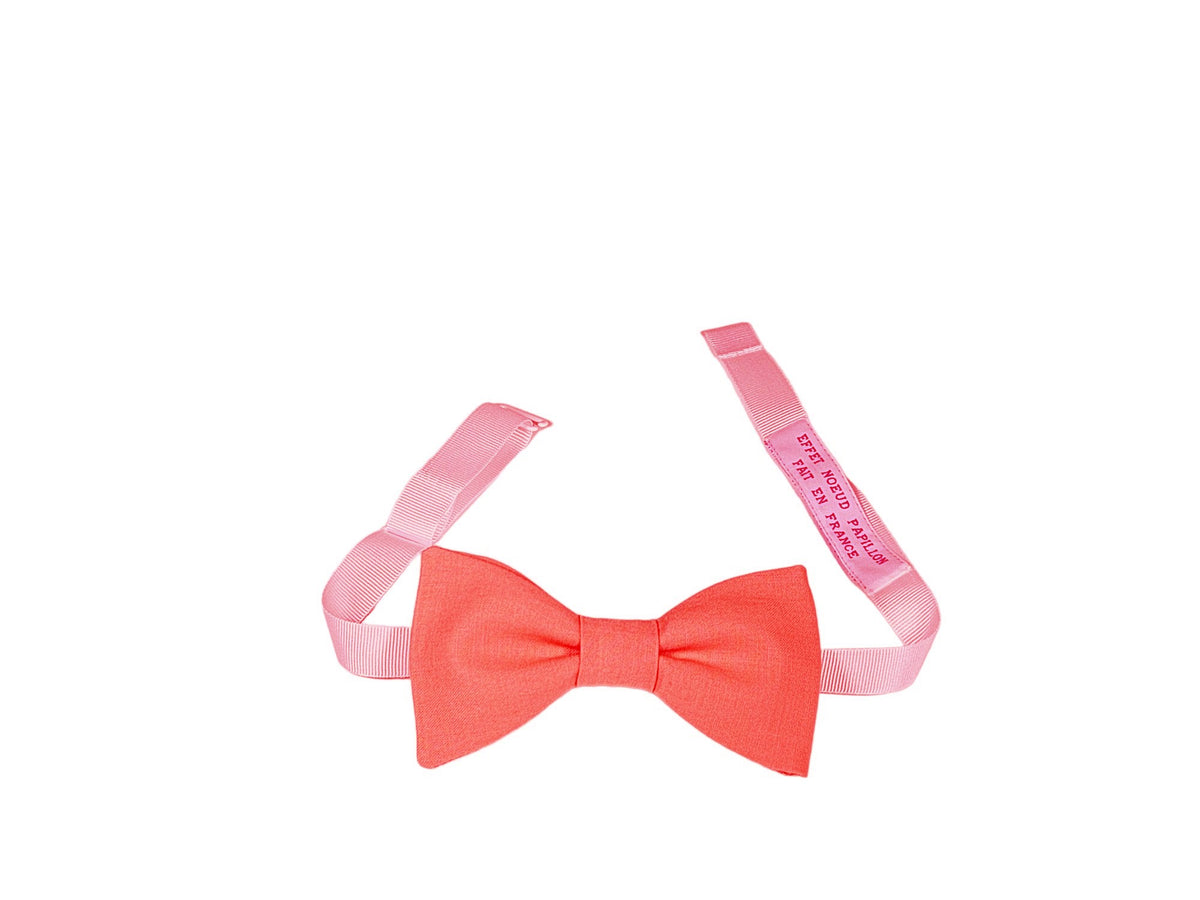 Noeud papillon orange mandarine - Effet Noeud Pap