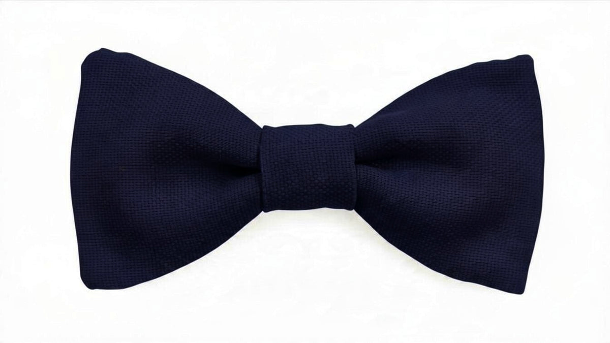 Noeud papillon bleu marine