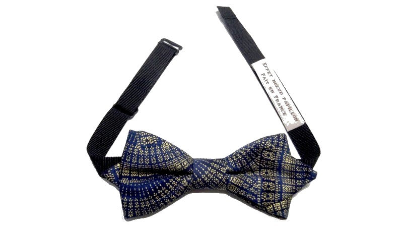 Noeud papillon marine et or - Effet Noeud Pap