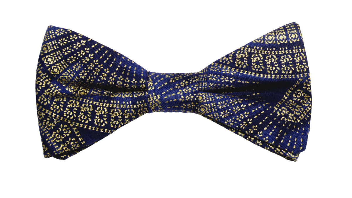 Noeud papillon marine et or - Effet Noeud Pap