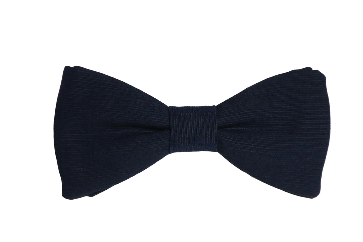 Noeud papillon bleu rayures ton sur ton - Effet Noeud Pap