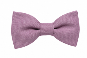 Nœud papillon mauve rosé raffiné, parfait pour look chic et occasion spéciale