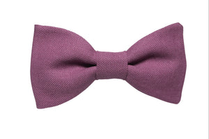 Nœud papillon mauve rosé raffiné, parfait pour look chic et occasion spéciale