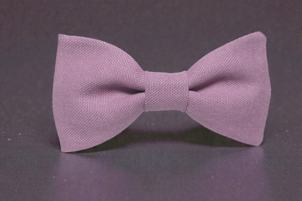 Noeud papillon mauve rosé