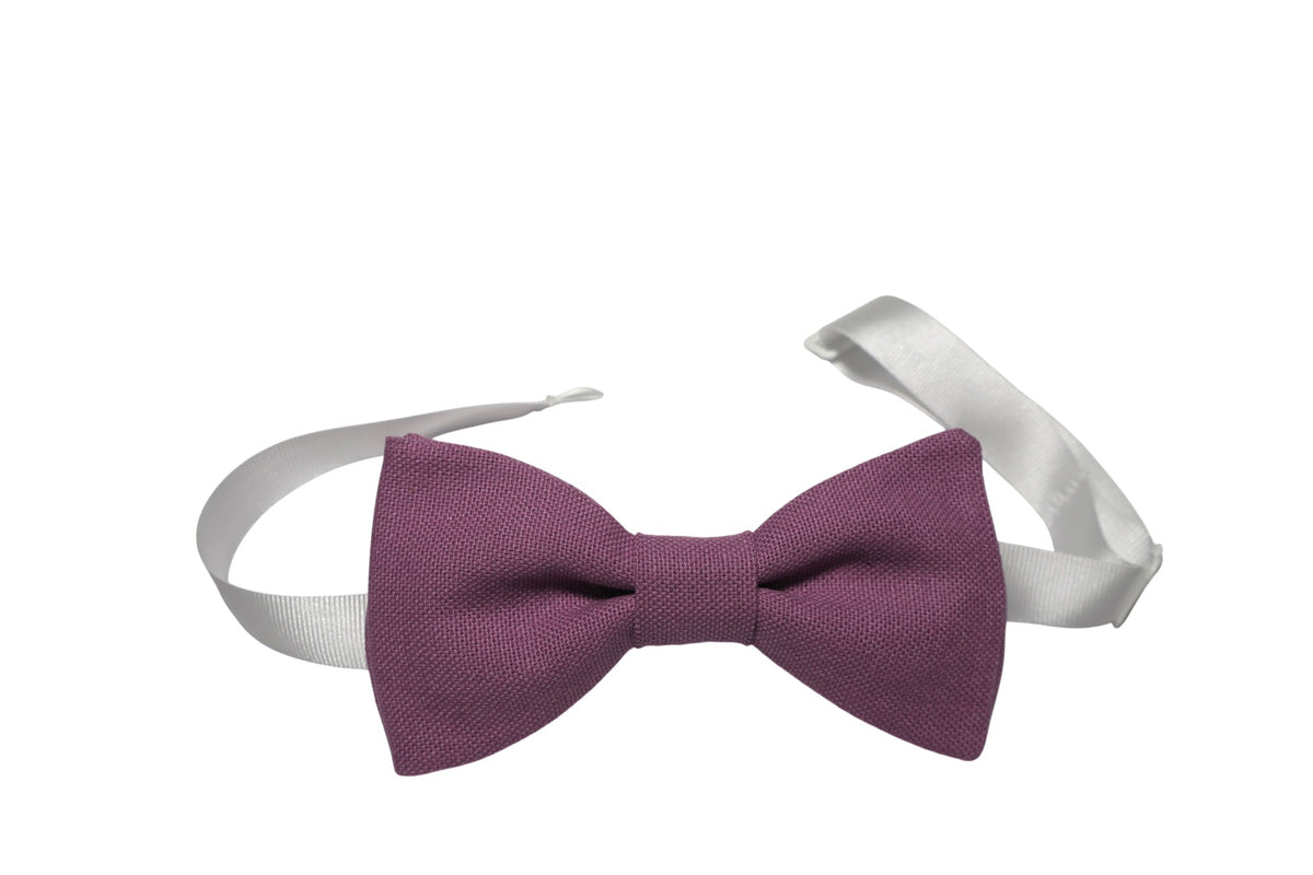 Noeud papillon mauve rosé