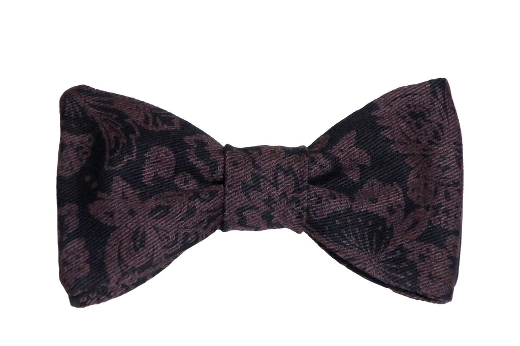 Noeud papillon noir et violet - Effet Noeud Pap