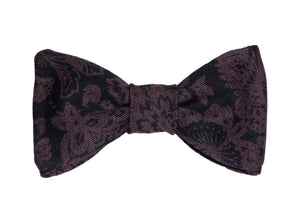 Noeud papillon noir et violet - Effet Noeud Pap