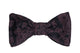Noeud papillon noir et violet - Effet Noeud Pap