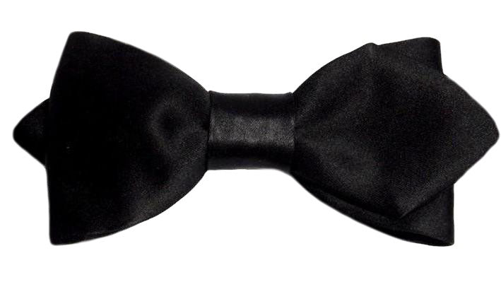 Noeud papillon noir satin - Effet Noeud Pap