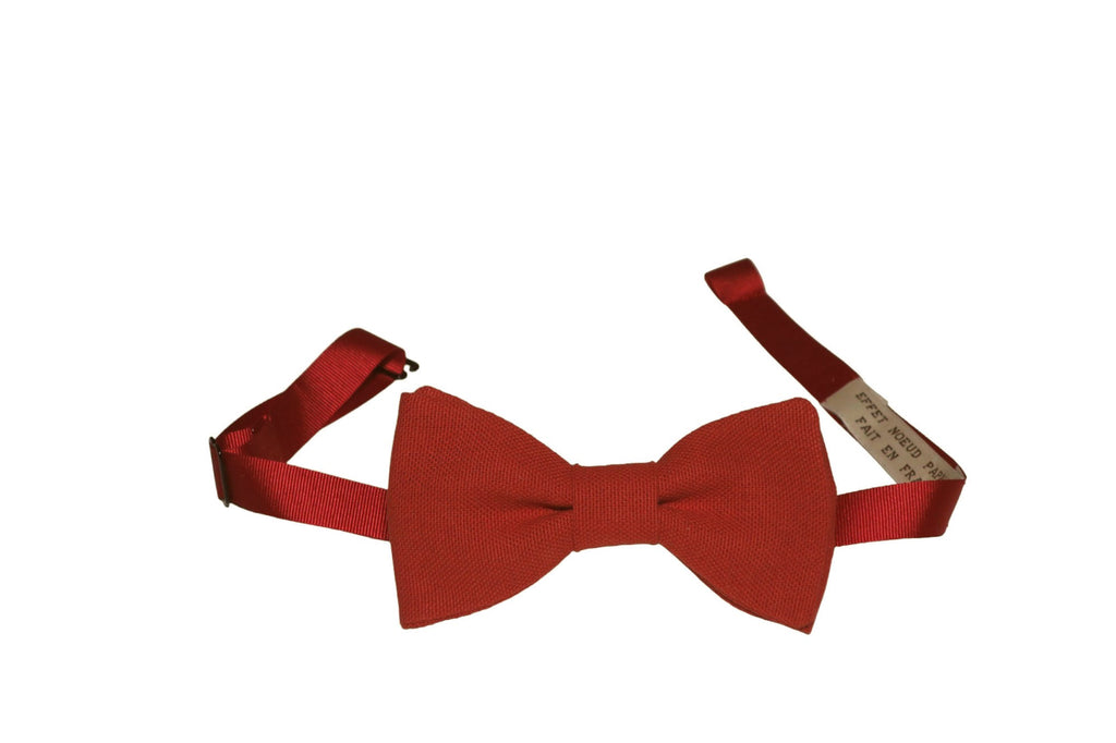 Noeud papillon orange brique - Effet Noeud Pap