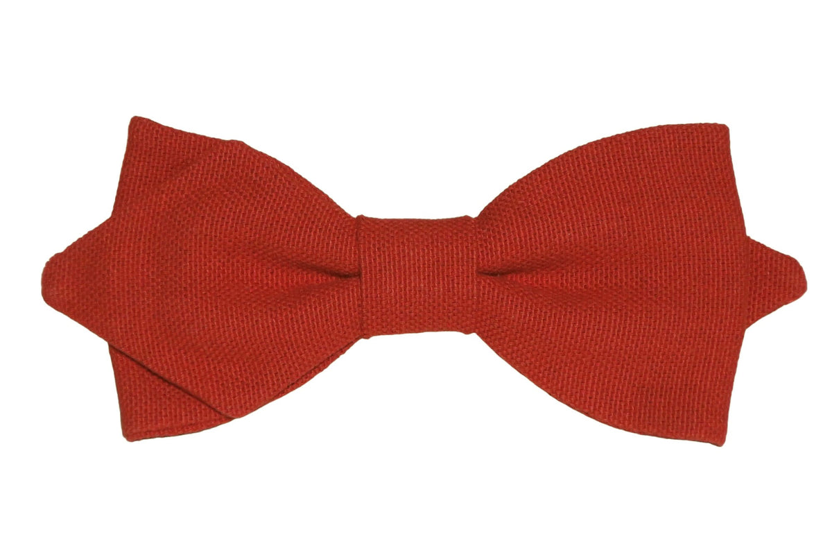 Noeud papillon orange brique - Effet Noeud Pap