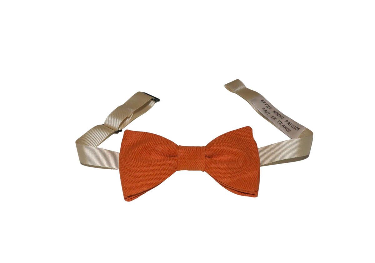 Noeud papillon Orange Brûlé