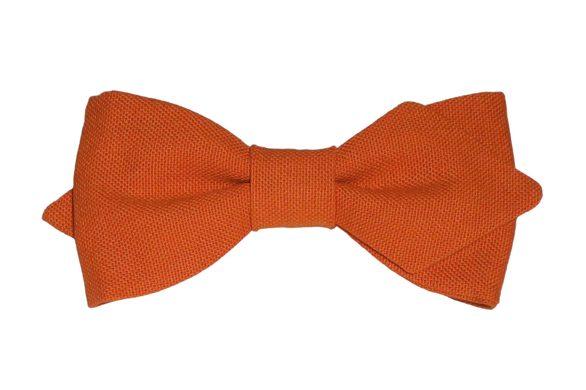 Noeud papillon Orange Brûlé