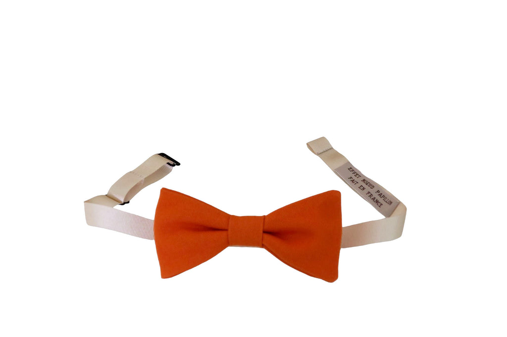 Noeud papillon orange Citrouille - Effet Noeud Pap