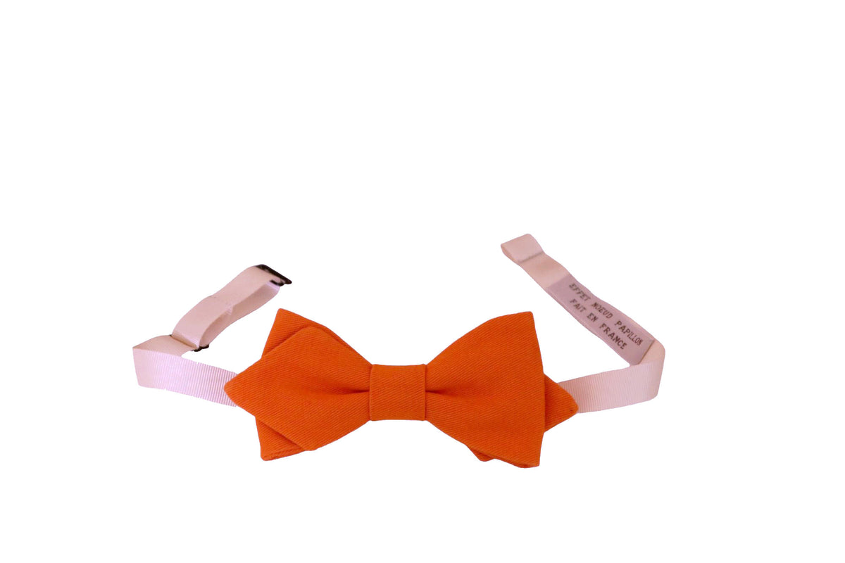 Noeud papillon orange vif