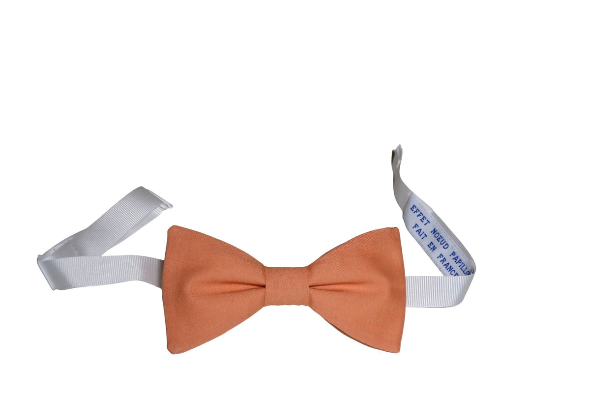 Noeud papillon orange saumon - Effet Noeud Pap