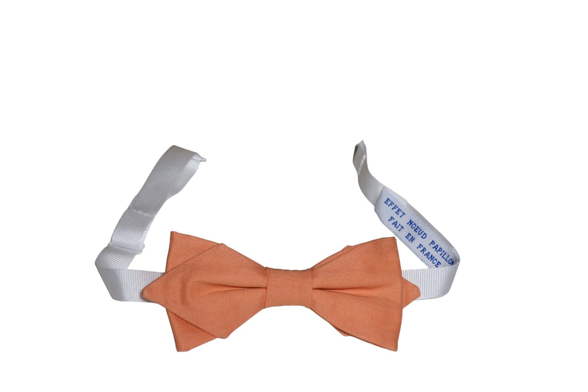 Noeud papillon orange saumon - Effet Noeud Pap