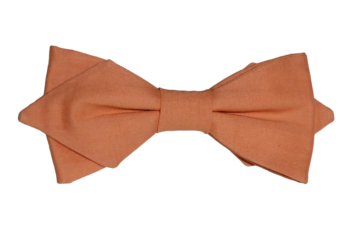 Noeud papillon orange saumon - Effet Noeud Pap