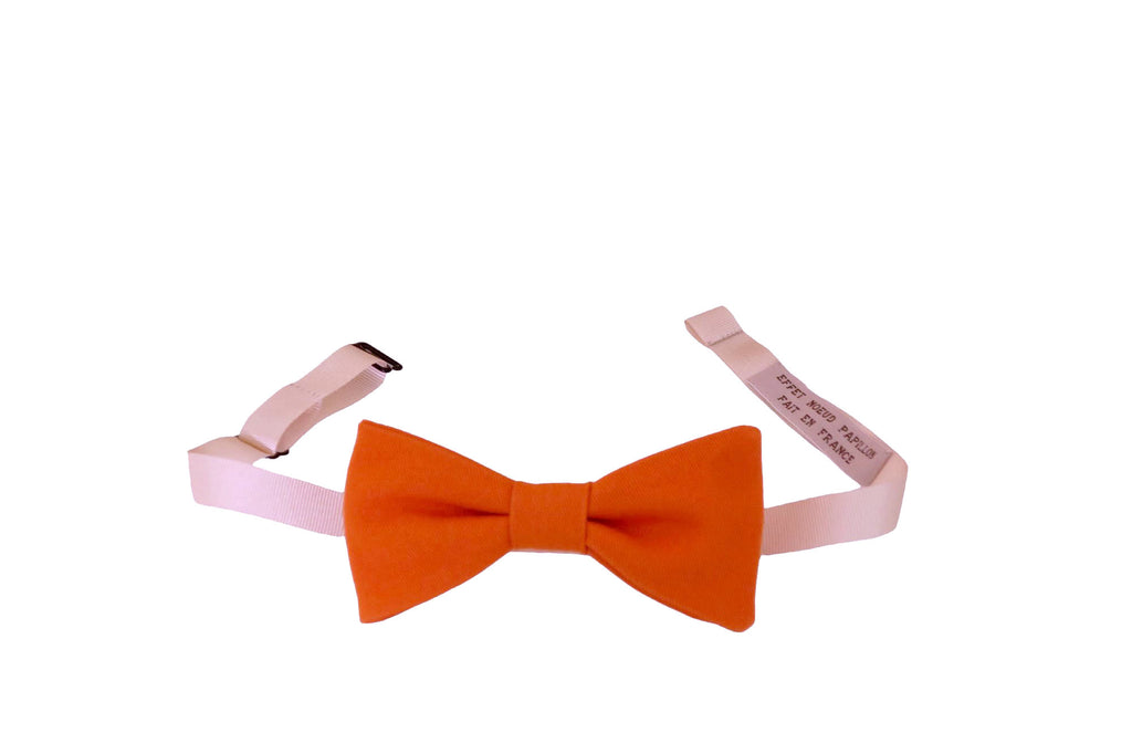 Noeud papillon orange vif