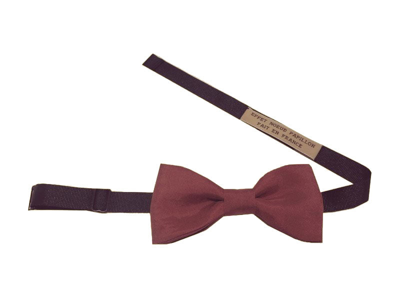 Noeud papillon soie rose framboisé - Effet Noeud Pap