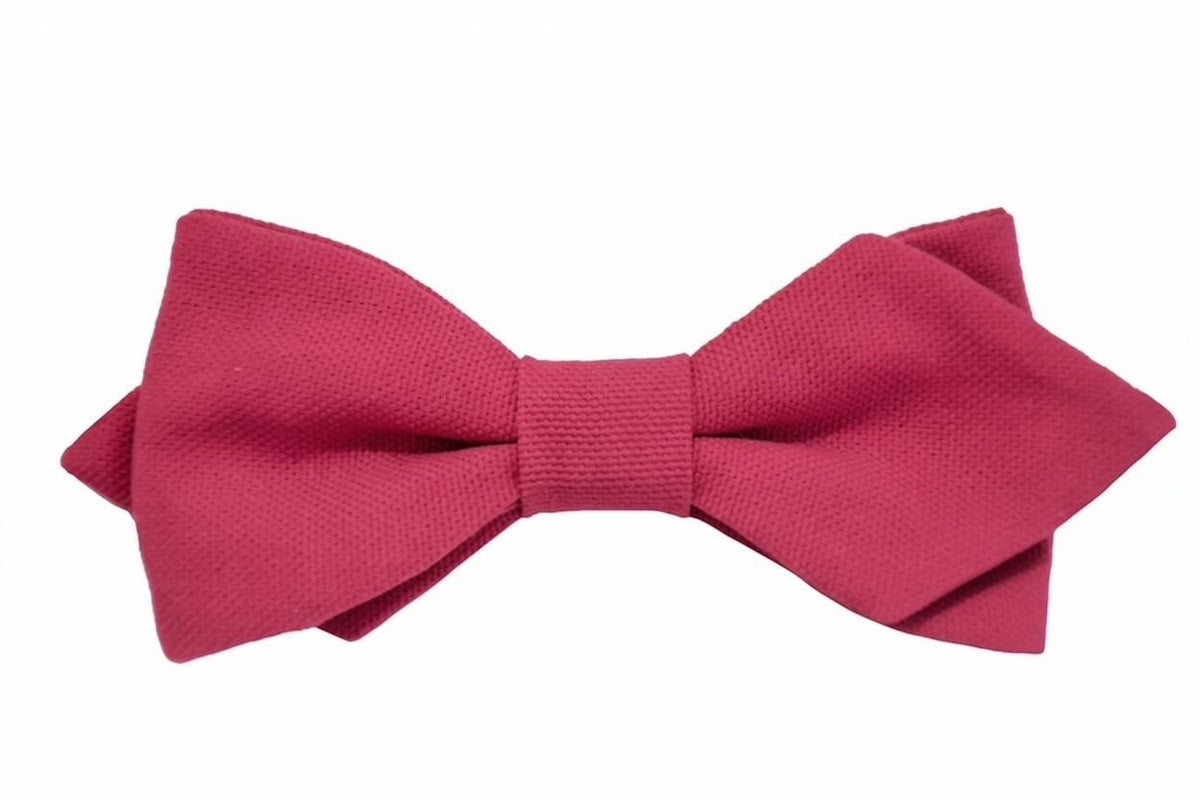 Nœud papillon rose fuchsia, dans une teinte vive et élégante.