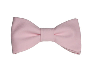 Nœud papillon rose poudré