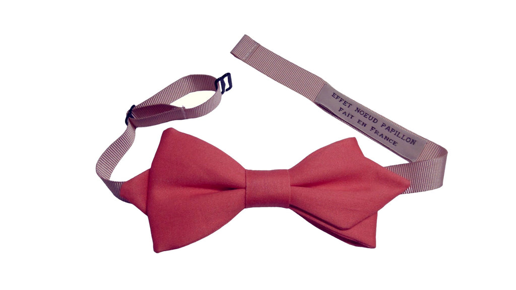 noeud papillon rose saumon