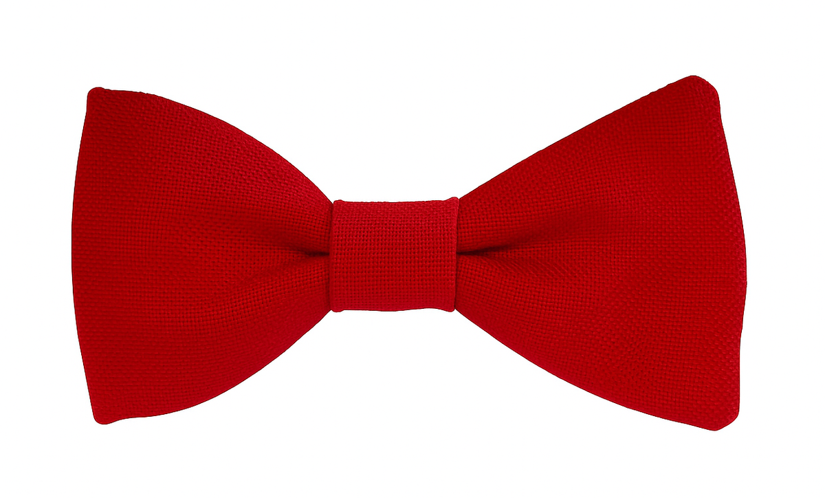 Noeud papillon rouge carmin - Effet Noeud Pap