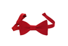 Noeud papillon rouge carmin