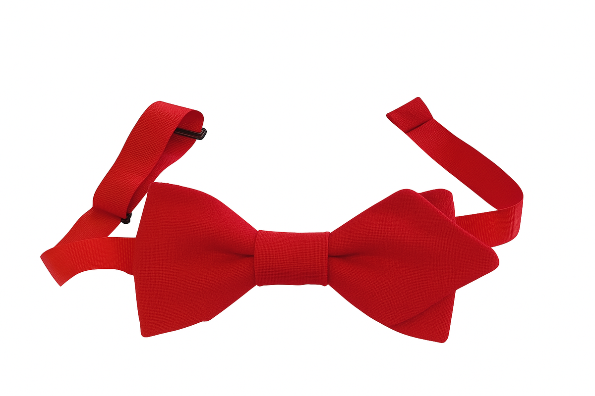 Noeud papillon rouge carmin - Effet Noeud Pap