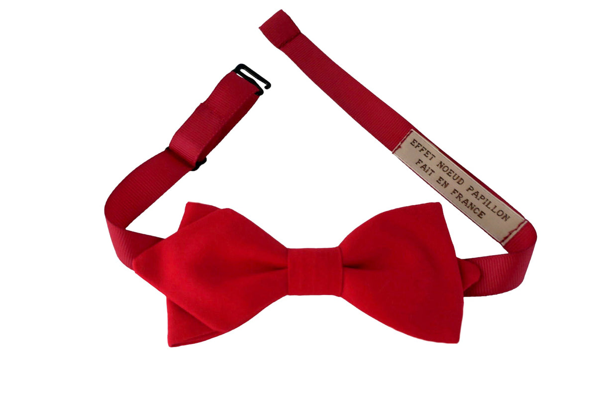 Noeud papillon rouge coquelicot - Effet Noeud Pap