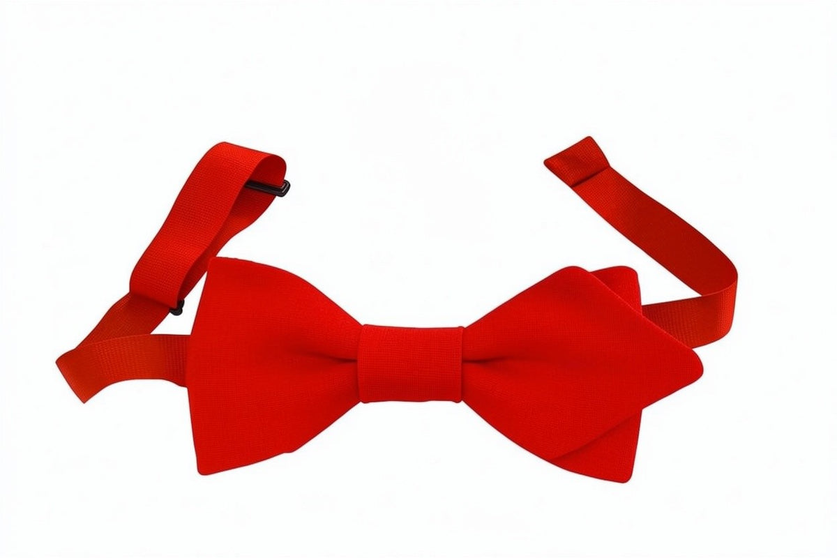 Noeud papillon rouge écarlate