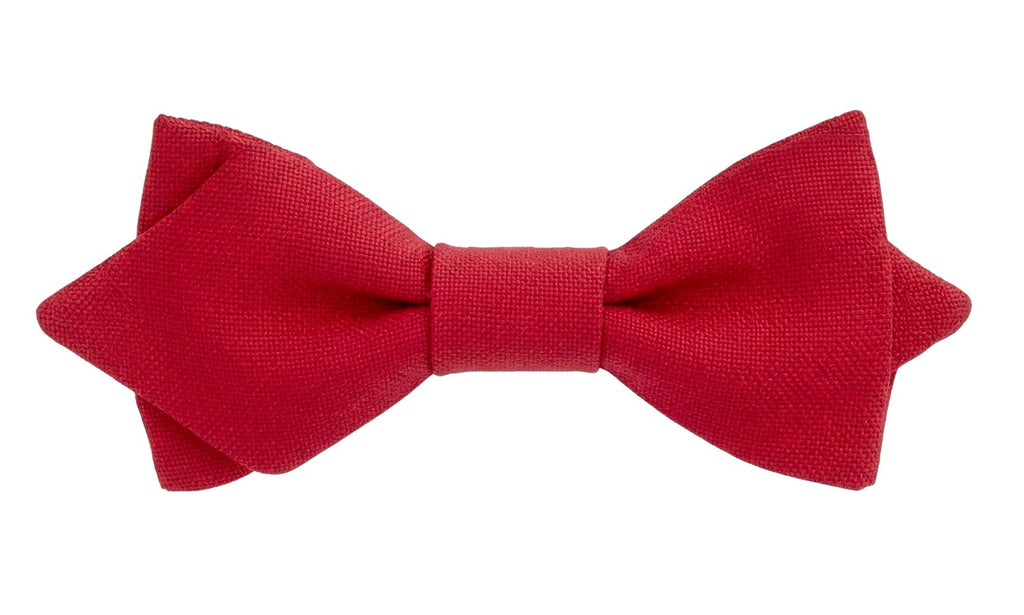 Nœud papillon rouge écarlate chic, parfait pour soirée élégante