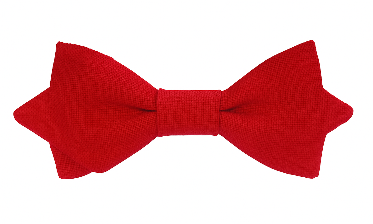 Noeud papillon rouge carmin - Effet Noeud Pap