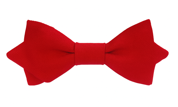 Noeud papillon rouge carmin