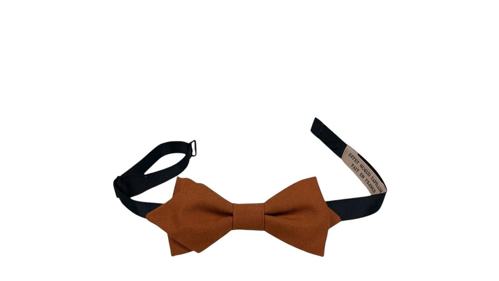 Noeud papillon brun rouille