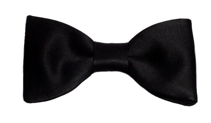 Noeud papillon noir satin - Effet Noeud Pap