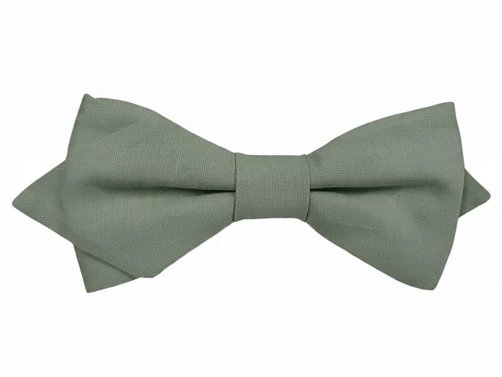 Noeud papillon vert sauge