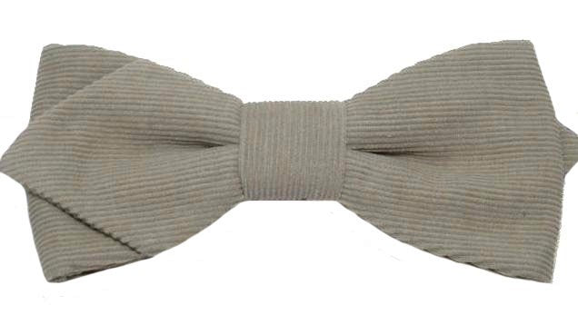 Noeud papillon velours beige - Effet Noeud Pap
