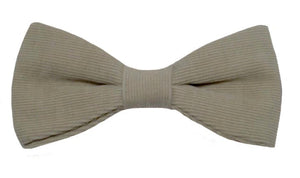 Noeud papillon velours beige - Effet Noeud Pap