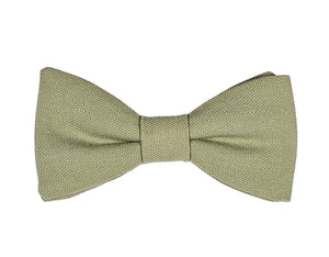 Nœud papillon vert amande