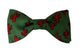 Noeud papillon vert Cactus rouge - Effet Noeud Pap